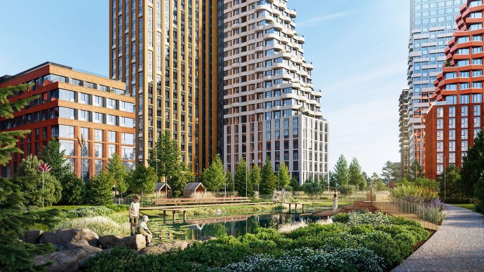 Парк с ландшафтным дизайном и прудом появится в районе Сокольники