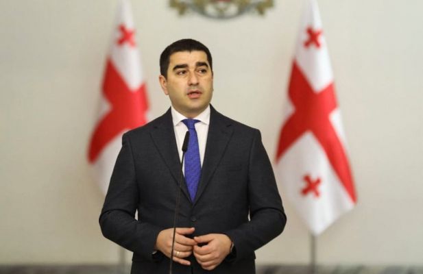 Макрон, Туск и Мерц позорно напали на Грузию, заявил спикер парламента