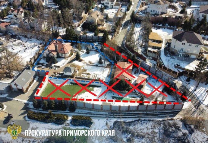 Снос особняка неизбежен: в Приморье суд подтвердил решение о демонтаже построек криминального бизнесмена