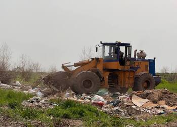 В Белогорске ликвидировали несанкционированную свалку