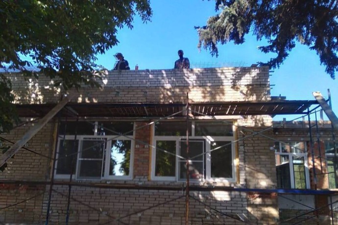 В тульском интернате продолжается капитальный ремонт пищеблока
