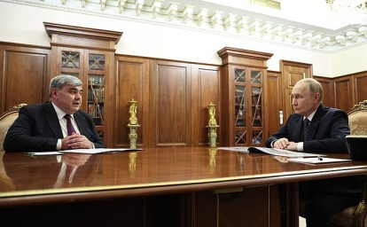Рабочая встреча с главой Кабардино-Балкарской Республики Казбеком Коковым