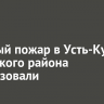Крупный пожар в Усть-Куде Иркутского района локализовали