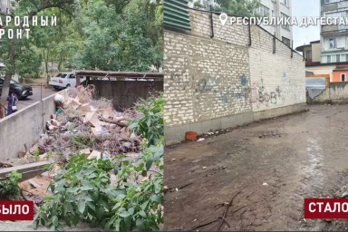 Свалку в центре Махачкалы ликвидировали