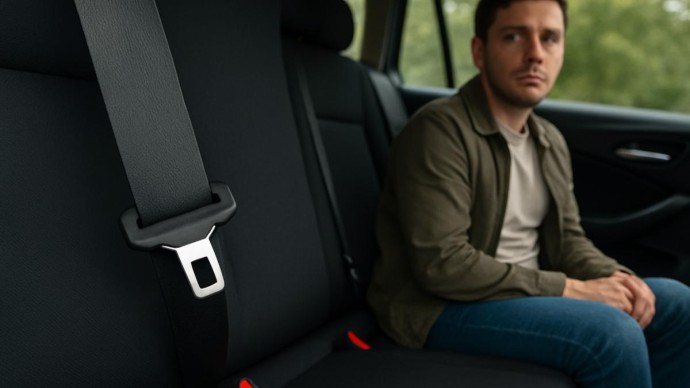 Один резкий удар — и груз пробивает кресло насквозь: вот как ремни могут спасти