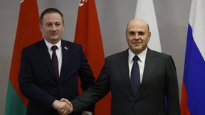 Встреча Михаила Мишустина с Премьер-министром Республики Беларусь Александром Турчиным