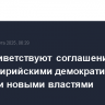 США приветствуют соглашение между Сирийскими демократическими силами и новыми властями