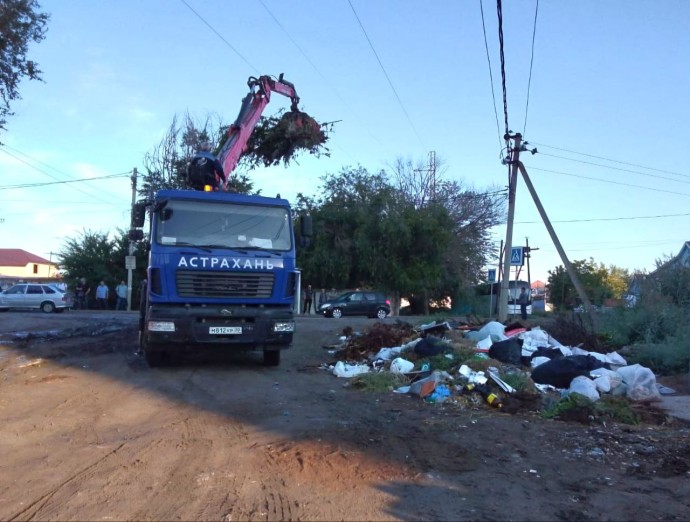 В Астрахани зачистили 580 несанкционированных свалок