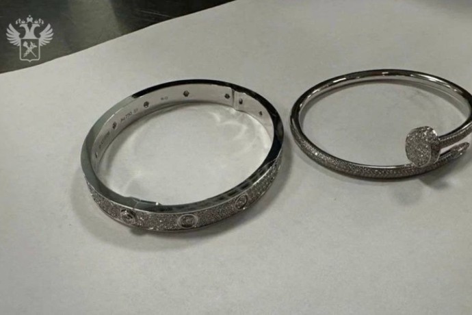 Таможенники в Домодедово задержали мужчину с браслетами Cartier в кроссовке
