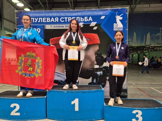 Сборная Якутии выиграла три бронзы чемпионата и первенства России по пулевой стрельбе