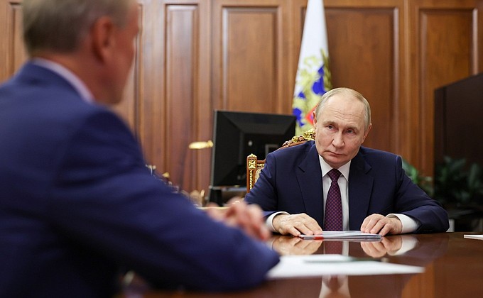 Встреча с председателем правления Сбербанка Германом Грефом