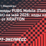 PUBG Mobile — промокоды на май 2026