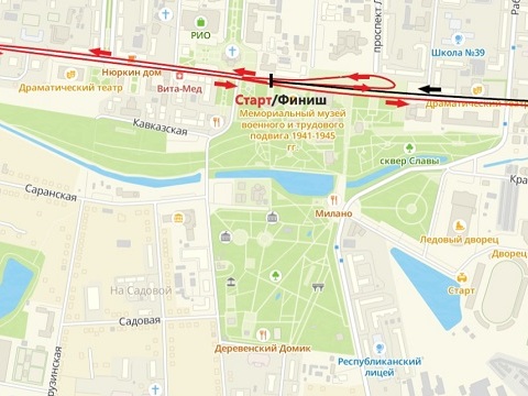 В Саранске 5 и 6 мая введут ограничения движения на время проведения эстафеты