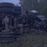 В Башкирии погибли три человека в ДТП с КамАЗом и Hyundai