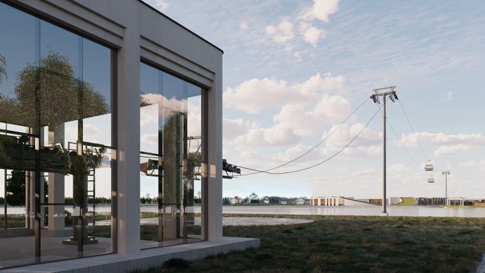 В Великом Новгороде завершился важный этап строительства канатной дороги В Великом Новгороде завершился важный этап строительства канатной дороги