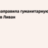 Россия направила гуманитарную помощь в Ливан