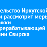 Правительство Иркутской области рассмотрит меры поддержки лесоперерабатывающей компании Свирска