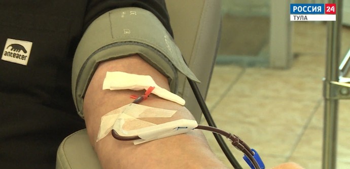 Более 21 000 литров крови сдали доноры в Тульской области за 2025 год