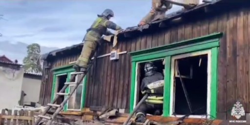 В Улан-Удэ произошёл пожар в доме
