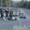 В центре Пензы случилась авария с мотоциклом и легковушкой