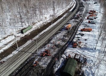 Авария на путях в Приамурье задержала восемь поездов