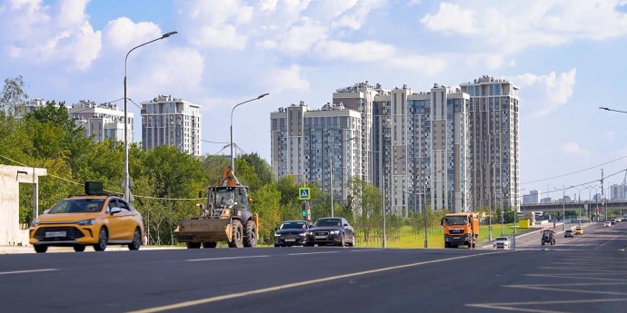 Улично-дорожная сеть от МСД до Юрловского проезда готова почти на 70% Улично-дорожная сеть от МСД до Юрловского проезда готова почти на 70%