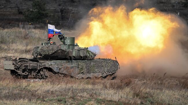 Российский танкист с первого выстрела уничтожил БМП ВСУ, рассказал боец