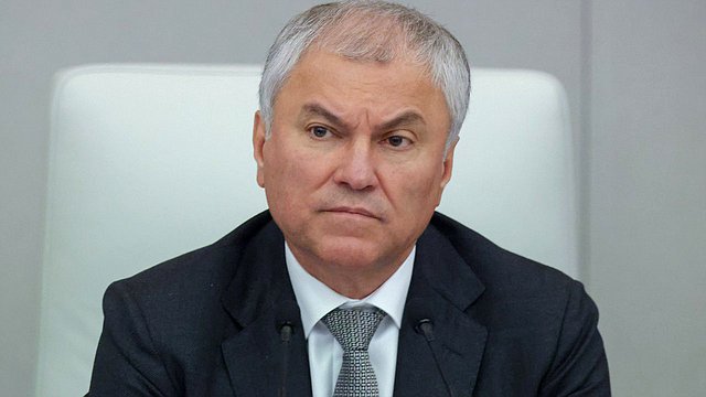 Вячеслав Володин: в приоритетном порядке рассмотрим законопроект о защите страны от диверсионно-террористических угроз