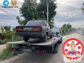 В Уфе ещё одного подростка поймали за рулём