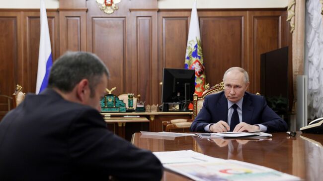 Хинштейн рассказал Путину о разминировании Курской области