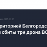 Над территорией Белгородской области сбиты три дрона ВСУ