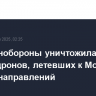ПВО Минобороны уничтожила еще десять дронов, летевших к Москве с разных направлений