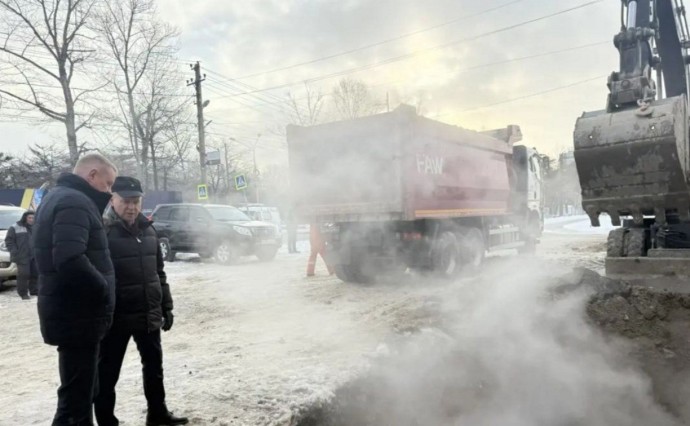 В Южно-Сахалинске начали заполнять систему на Комсомольском коллекторе