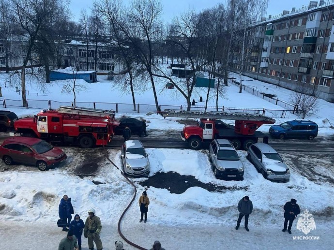 В Башкирии при пожаре в квартире спасено 5 человек