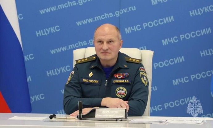 Александр Куренков по видеосвязи открыл новую пожарно-спасательную часть в городе Мариуполе