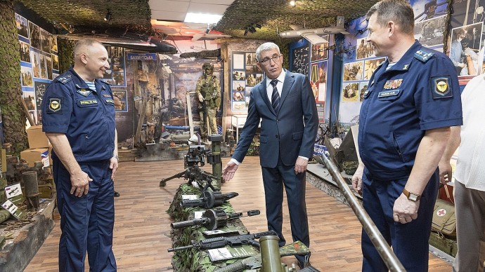 В 106-й дивизии ВДВ состоялось открытие выставки «Время выбрало нас!»