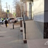 Автомобиль отбросило на тротуар в результате ДТП в центре Южно-Сахалинска