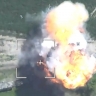 Впервые показали применение БПЛА "Герань" с особо мощной боевой частью