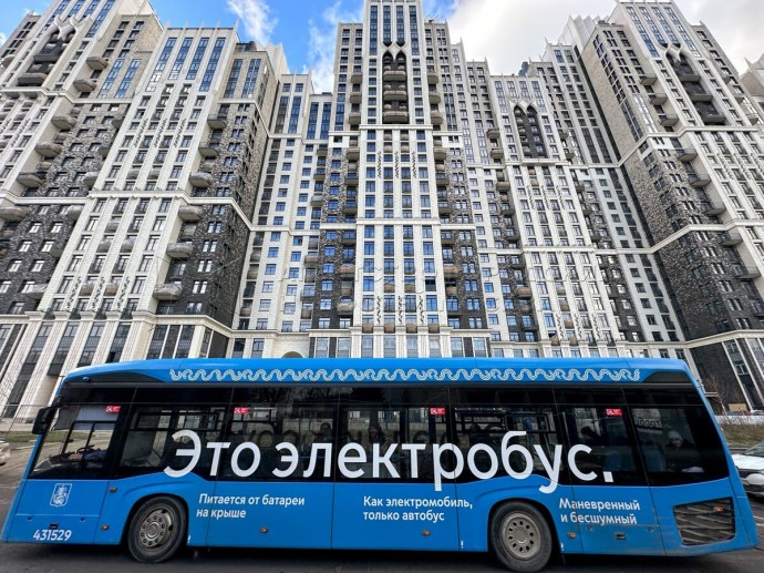 Электробусы вышли на новый маршрут в центре и на западе Москвы