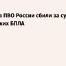 Средства ПВО России сбили за сутки 285 украинских БПЛА