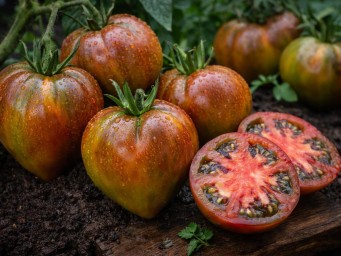 Томат "Заржавевшее сердце Эверетта" созревает за 120 дней