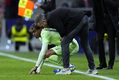 Флик рассказал о состоянии Ямаля после травмы паха