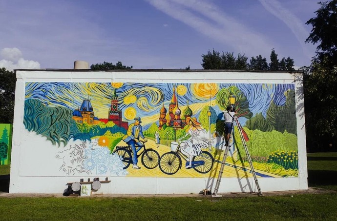 Москву украсили лучшие граффити конкурса «Стены»