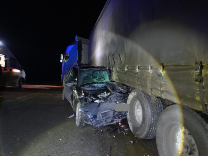Под Сосновкой в аварии с грузовиком погиб водитель легковушки Под Сосновкой в аварии с грузовиком погиб водитель легковушки
