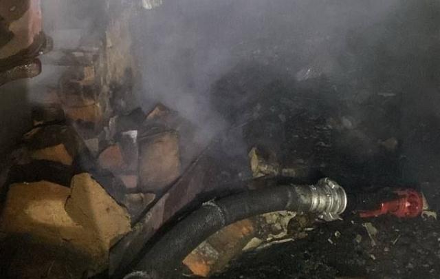 Житель Башкирии пострадал при пожаре в бревенчатой бане