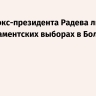 Партия экс-президента Радева лидирует на парламентских выборах в Болгарии