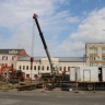 В Курске на улице Дзержинского меняют участок тепломагистрали