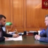 Александр Новак провёл рабочую встречу с главой ДНР Денисом Пушилиным