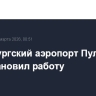 Петербургский аэропорт Пулково приостановил работу