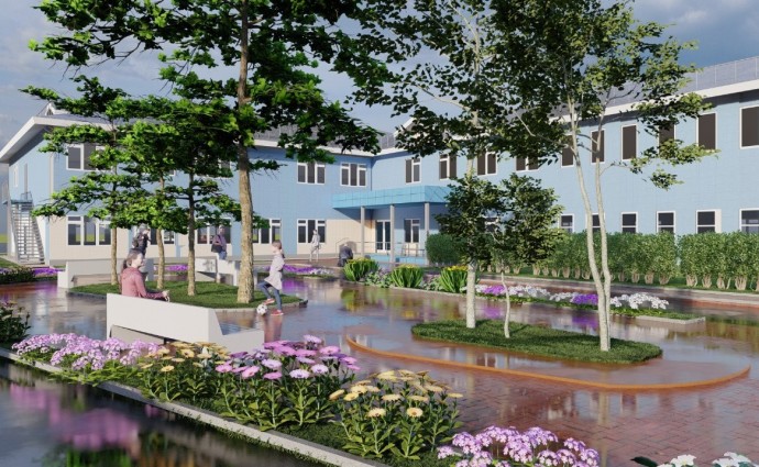 В Ярославле определили подрядчика для благоустройства территории у новой поликлиники на улице Гоголя